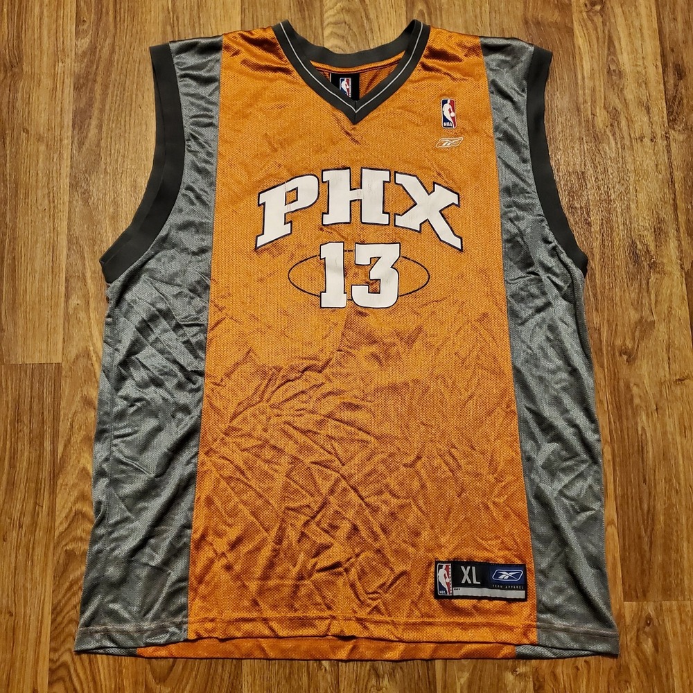 Vintage Reebok Jersey‎ Phoenix Suns Steve Nash #13 Orange XL Team Apparel NBA